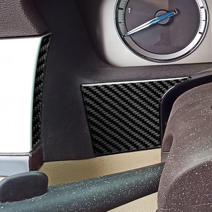 Fit for Cadillac Escalade ESV 2007-2014 / EXT Hybrid 2009-2013 | Real Carbon Fiber | Speedometer Surround Trim Accent Cover | Stickers | Thick Overlay | Anti-scratch