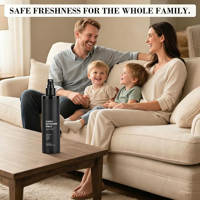 Fabric Refresher & Room Spray – Non-Toxic, Pet & Kid Safe, Long-Lasting Fresh Scent (7.68oz)