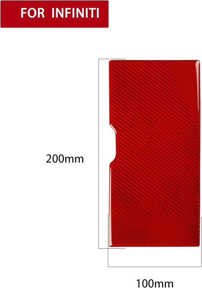 Real Carbon Fiber Trim for Ford Mustang Accessories | for 2009 2010 2011 2012 2013 2014 Cup Holder Storage Interior Thick Overlay Decal