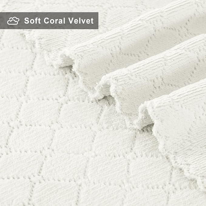 Homaxy 12 Pack Dish Towels for Kitchen (13 x 19 Inches, White), Super Soft and Absorbent Coral Velvet Dish Cloths for Washing Dishes, Nonstick Oil Fast Drying Microfiber Cleaning Cloth
