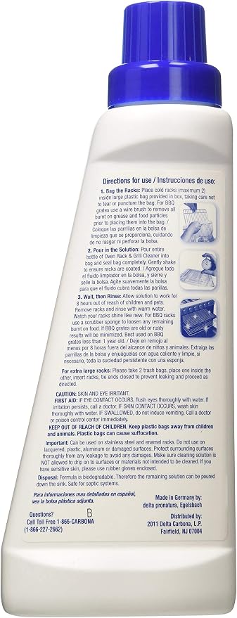 Carbona 2-In-1 Oven Rack And Grill Cleaner Bagged 16.8 Oz