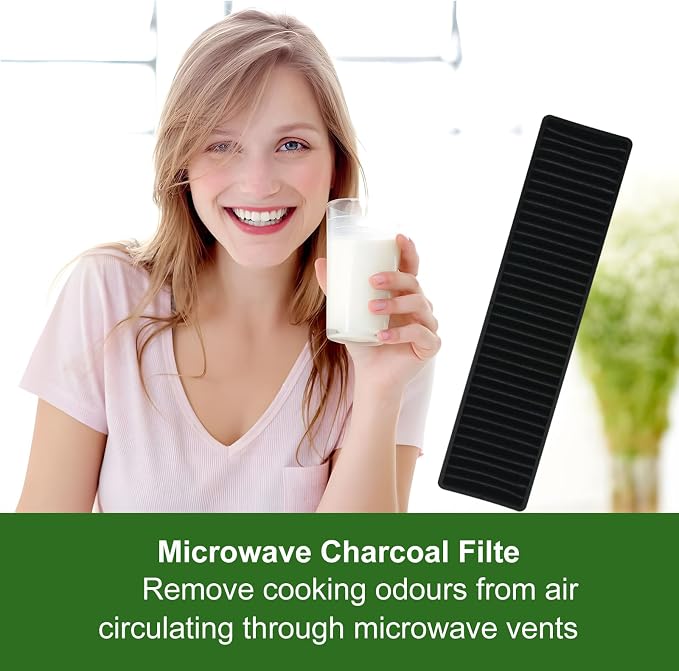 3 Pack 5230W1A003A Microwave Charcoal Filter Replacement for LG Kenmore GE Microwave Filter Replacement,Replaces LMHM2237BD LMV1650ST LMV2031SB LMV2031ST PVM9005SJ8SS JVM7195SK6SS