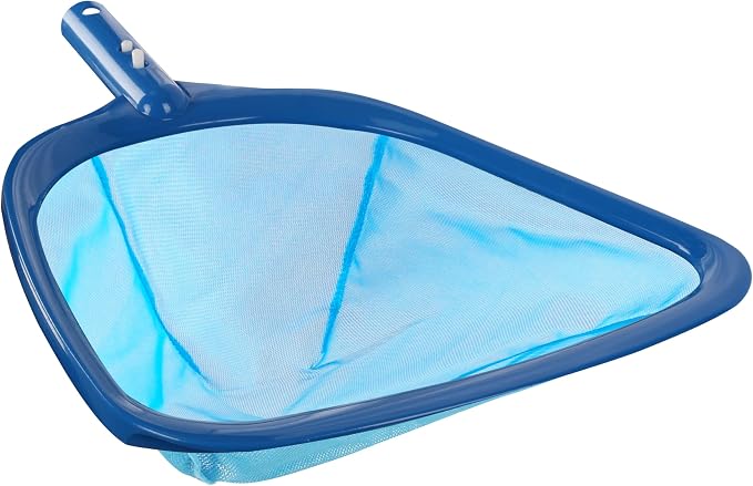 Sunnyglade Swimming Pool Cleaner Supplies/Professional Heavy Duty Pool Leaf Rake Fine Mesh Frame Net/Cleaning Leaf Skim Net (16.8x10.5in)
