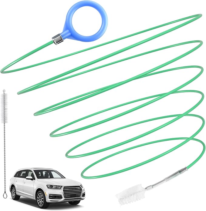 Auto Sunroof Drain Cleaning Tool, 120 Inch Flexible Tube Cleaning Brush | Drain Brush Extra Long Pipe Cleaners for Cars, Car Accessories, Car Sunroof Drain Hole Cleaner for Drains, Sewers, Windshield
