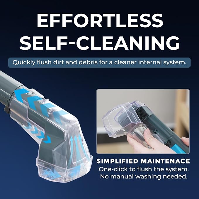 Hausmeister Hydroflex Pro Portable Carpet Cleaner and Pet Stain Remover, Upholstery Spot Cleaner Machine for Couch, Car Interior, Deep Cleaning Vacuum (Machine + 1 Solution & multi attachments)