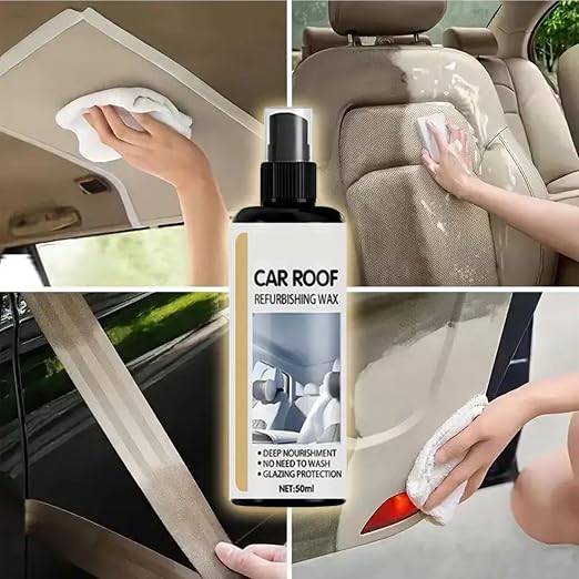 Trim Restorer for Vehicles Automotive Maintenance Renovation Polishing | Auto Trim Restorer Refurbish Mist for Taxi, Truck, Motorhome, Minivan, Dashboard, Center Console, Door Handles, Roof