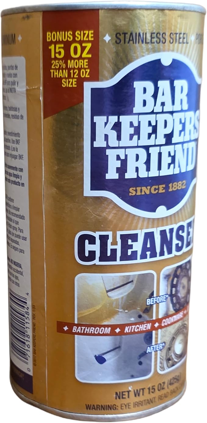 Bar Keepers Friend® Cleanser & Polish: 15 OZ