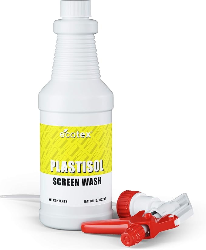 Ecotex Plastisol Ink Remover & Screen Wash - Screen Printing Cleaner, GL | Soy-Based Plastisol Ink Remover & Screen Wash - Dissolves Ink Fast, Drain-Safe, Biodegradable, Low Odor, Low VOC - 1 Gal.