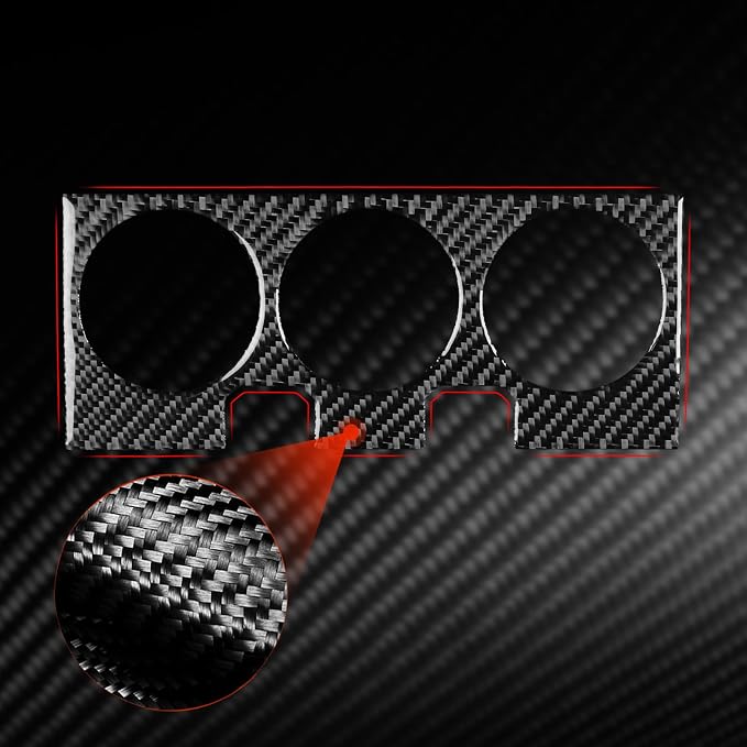 A/C Control Trim Decal Fit for Toyota 4Runner 2003-2009 Accessories | for SR5/Sport Edition/Limited 2003 2004 2005 2006 2007 2008 2009|Carbon Fiber|Thick Overlay|Anti-scratch