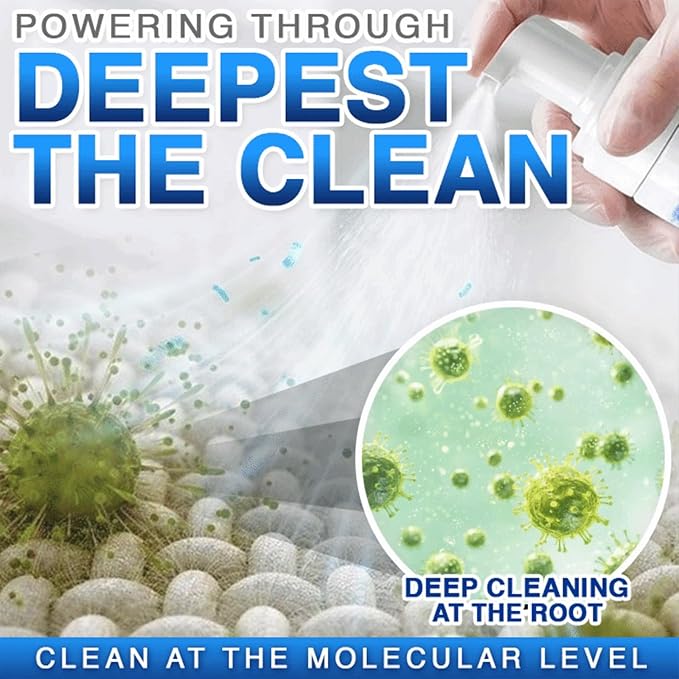 EaseHub Multi Enzyme Cleaner, Multi-Surface Foam Cleaner Spray for Kitchen, Upholstery, Carpet & Car Interior, 2 Fl Oz，2 pcs