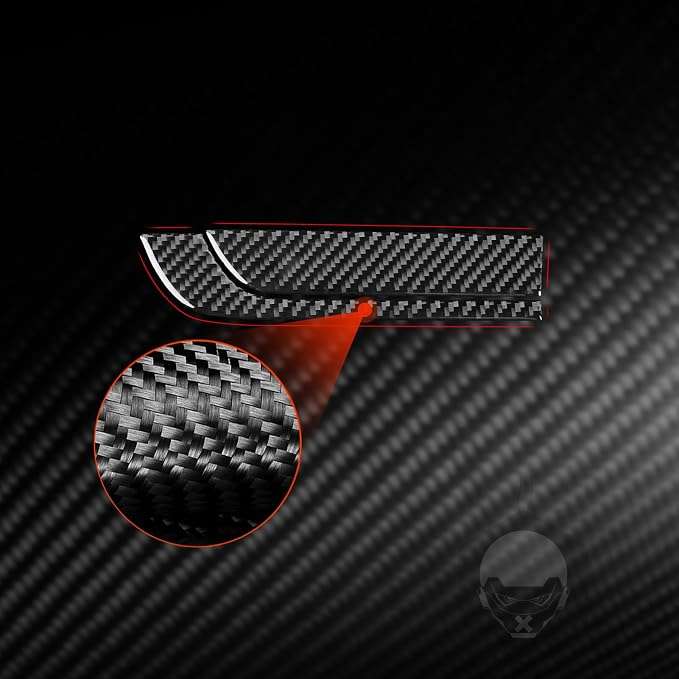 Real Carbon Fiber Trim for Honda CRV Accessories | for CR-V 2012 2013 2014 2015 2016 Driver Instrument Left Side Cover Sticker Interior Thick Overlay Decal