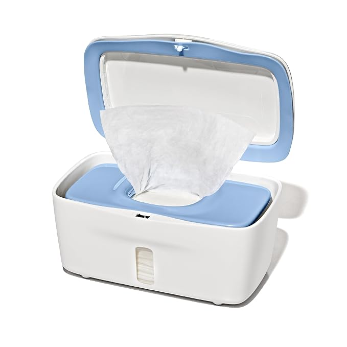 OXO Tot Perfect Pull Wipes Dispenser, Baby Wipe Holder - Dusk