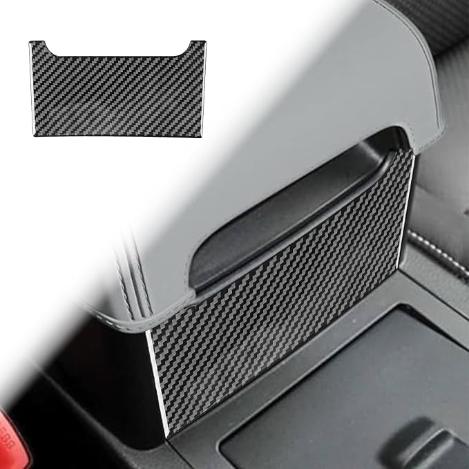 Real Carbon Fiber Trim for Toyota Camry Accessories | for 2012 2013 2014 Center Armrest Storage Box Decoration Panel Sticker Interior Thick Overlay Decal