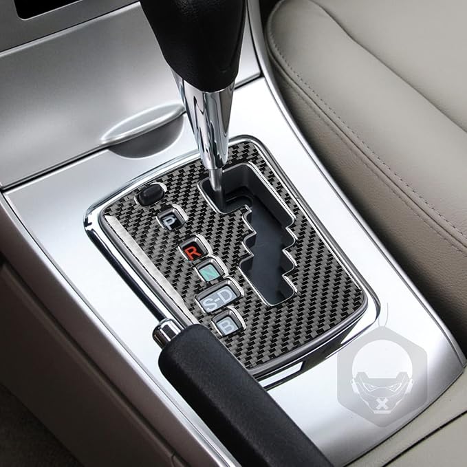 Console Shift Panel Trim for Toyota Corolla 2009-2013 Accessories Black | Soft Carbon Fiber | Upgrades for Car | Only for Left-Hand Drive | Anti-Scratch | Sporty Style