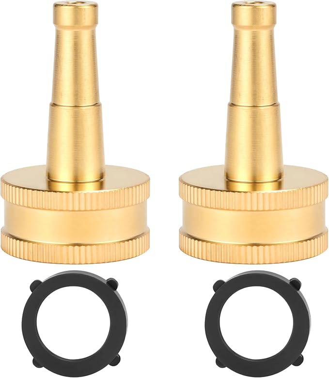 2 Pack Sweeper Nozzle for Garden Hose, 2" Hose jet nozzle | with 3/4-Inch Hose Thread Inlet