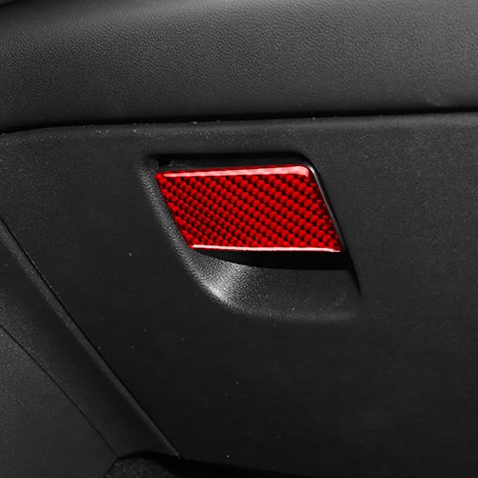 Real Carbon Fiber Trim for Chevy Malibu 9th Gen Accessories | for 2016-2024 Glove Box Switch Handle Panel Sticker Interior Thick Overlay Decal