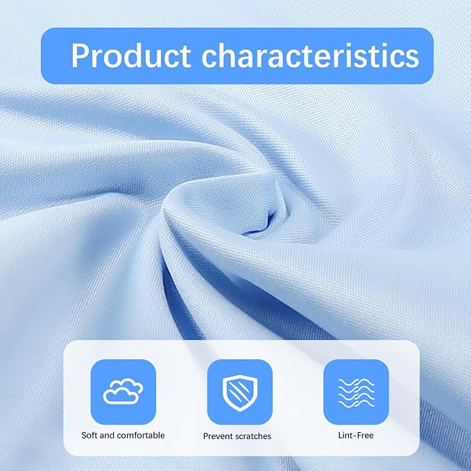 80 Pack Microfiber Cleaning Cloth for Glasses, Multi-Color Eye Glasses Cleaning Cloth Bulk 6"x7" Microfiber Cleaner Lens Cloths for Eyeglasses, Camera Lenses, TV Screens, Cell Phones and Laptops