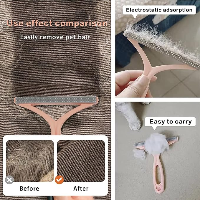 Pet Hair Remover Carpet Rake, Dog & Cat Hair Fur Remover, Carpet Scraper | Pet Hair Removal Tool, Fabric Shaver, Lint Remover, Carpet Brush, Carpet Scraper, Rugs, Couch, Furniture, Car, Pet Towers