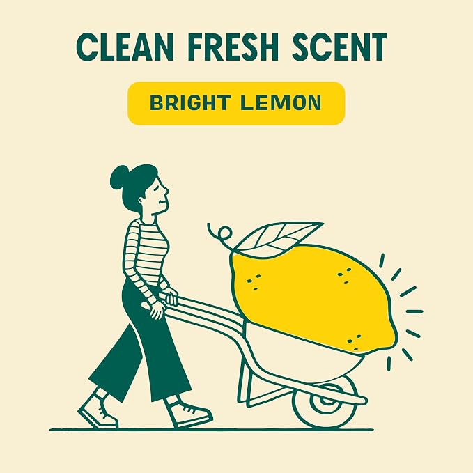Aunt Fannie's All Purpose Vinegar Cleaner Spray, Lemon, Pack of 1 | Cuts Grease & Grime, No Harsh Residue, Safe for Kitchens Bathrooms Windows Counters & Sealed Areas, Kid and Pet Safe