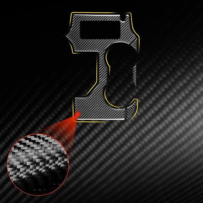 Real Carbon Fiber Trim for Toyota Camry Accessories | for 2012 2013 2014 Gear Shifter Console Panel Frame Sticker Interior Thick Overlay Decal - B