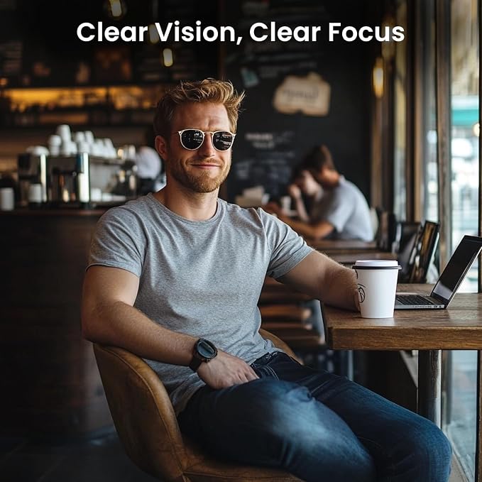 EVEO Eyeglass Cleaner Spray - No Streaks Technology with Microfiber Cleaning Cloth- Glasses Cleaning Kit - Glasses Cleaner Spray with Lens Cleaner Cloth - Screen & Eye Kit - 1 Pack