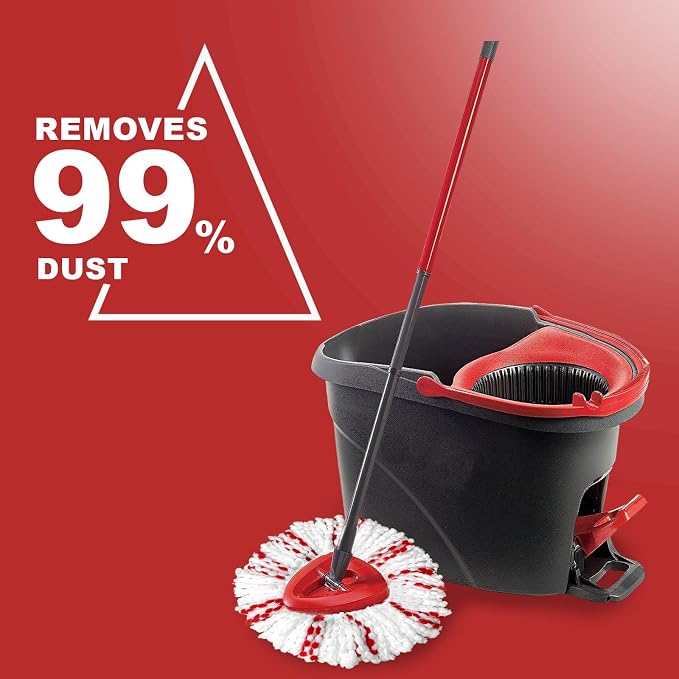 3 Pack Spin Mop Head Replacement for Easy Wring 1-Tank System | Mop Replace Head with 40% More Cleaning Power, Easy Cleaning, Microfiber and Machine Washable, 2026 New Version