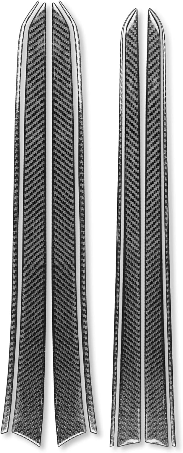 Real Carbon Fiber Trim for Infiniti Accessories | for G35 G37 G25 Q60 Q40 2007-2015 2008 2009 2010 2011 2012 2013 2014 X S Sedan Door Inner Panel Thick Overlay Decal - A