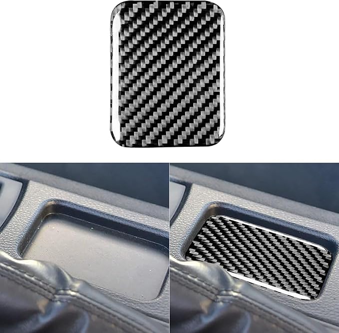 Real Carbon Fiber Trim for Subaru Accessories | for Scion FR-S 2013-2016 / Toyota 86 2016-2020 Center Control Gear Shift Box Cover Interior Thick Overlay Decal
