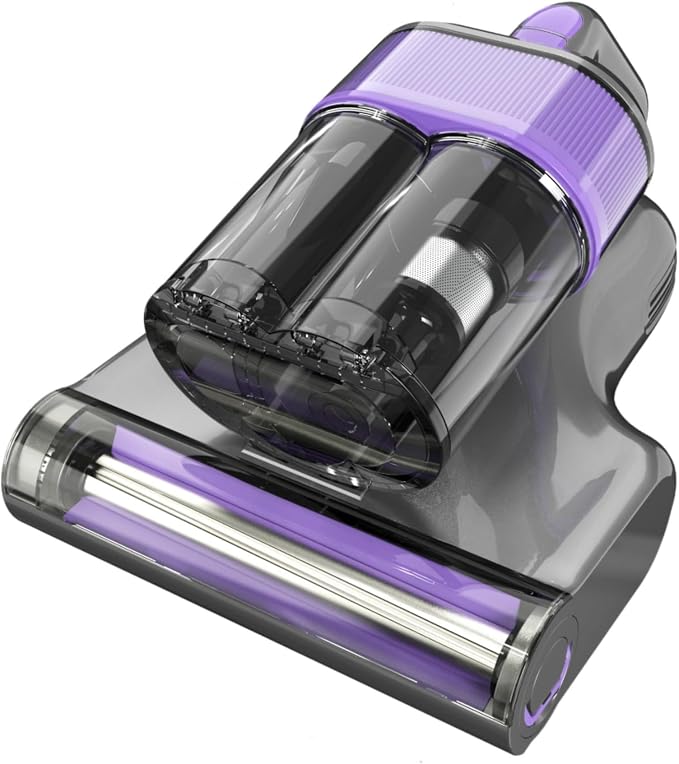 Maircle Mattress Vacuum Cleaner with UV Light, Bed Vacuum with Dust Detection, 16KPa Handheld Vacuum with LED Display, 40,000 Beats/Min Tapping, 150°F Heat, HEPA Filter for Bed, Couch