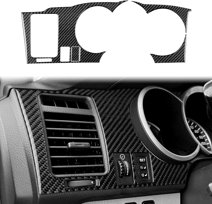 Speedometer Stickers Fit for Toyota 4Runner(N210) 2003-2009 | for SR5/Sport Edition/Limited | Real Carbon Fiber | Accessories | Speedometer Surround Trim | Self-adhesive | Anti-scratch