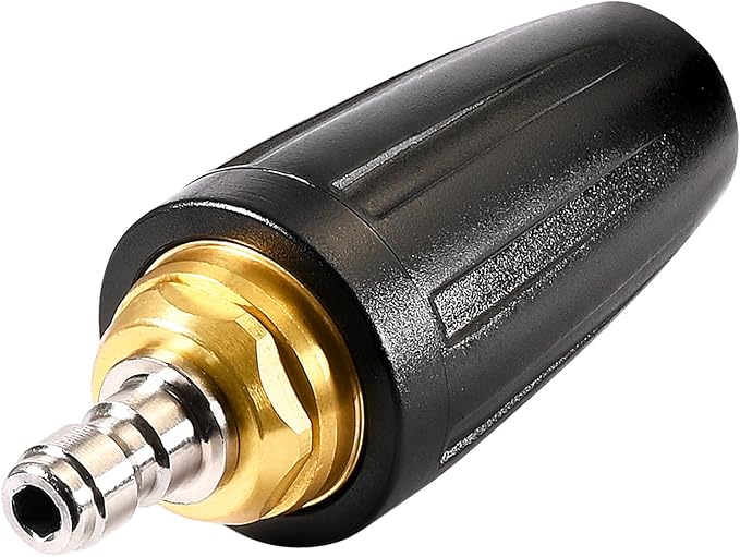 YAMATIC Pressure Washer Turbo Nozzle Tips, 3600 PSI 4.0 GPM | 1/4" Stainless Steel Quick Connector, 360° Rotating, Easy to Install, Compatible with Ryobi, Greenworks, Craftsman, Troybilt