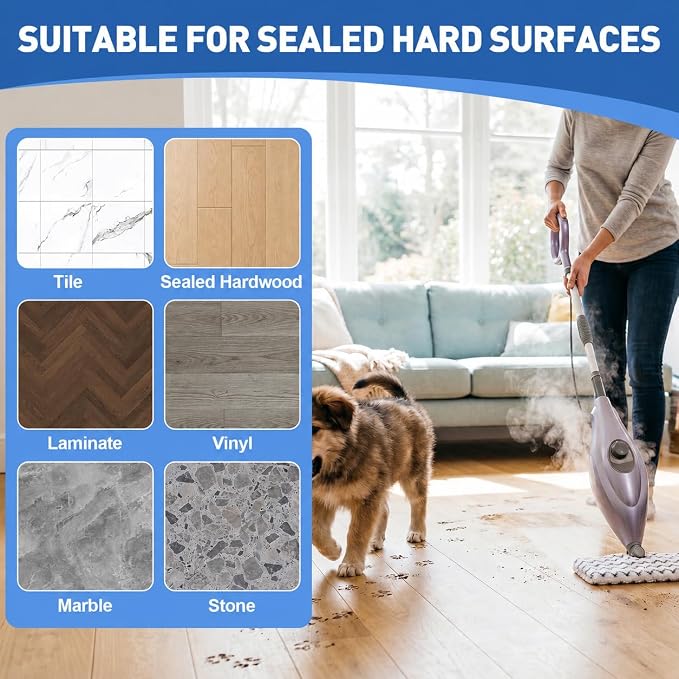 Tidy Monster Steam Mop Pads with Scrub Strips Microfiber Replacement Pad Refills for Shark Steam Pocket Mop S3500 Series S3501 S3601 S3550 S3801 S3901 SE450 S3601D S3901D (White Scrub Stripe 4 Pack)