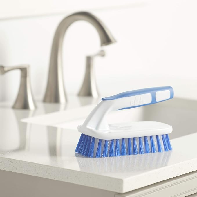 Mr. Clean 442402 Durable Bristle Handle Scrub