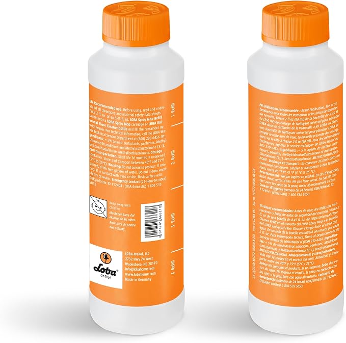 LOBA Spray Mop REFILL - Fills Spray Mop 4 Times Universal Floor Cleaner