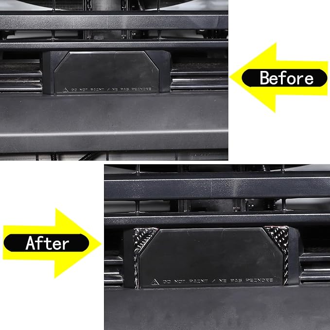 Aunginsy Car Front Trailer Hook Trim Sticker Compatible with Toyota Tundra/Sequoia 2022 2023 2024 Pickup Truck Real Carbon Fiber Material Decorative Sticker Protection Cover Exterior Accessories