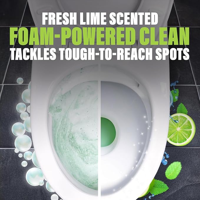 Green Gobbler Ultra Foaming Toilet Cleaner – 15+ Doses, Self-Activated Foam, Removes Tough Stains & Pipe Buildup, Helps Prevent Clogs