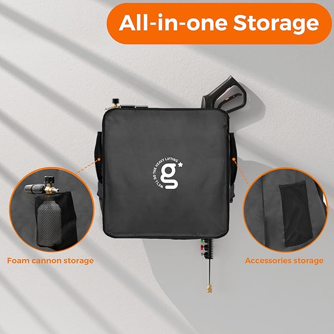 Giraffe Tools Pressure Washer Cover for Model Essential/Plus/Pro | UV Resistant, Waterproof and Anti-Fading Cover for Giraffe Tools Grandfalls Pressure Washer