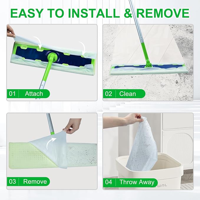 40 Count XL Wet Pads Refills for Swiffer Sweeper XL Mop | Disposable X-Large Wet Mopping Cloths, Multi-Surface Floor Cleaning, Good Solution for Pet Hair (Mop not Included)