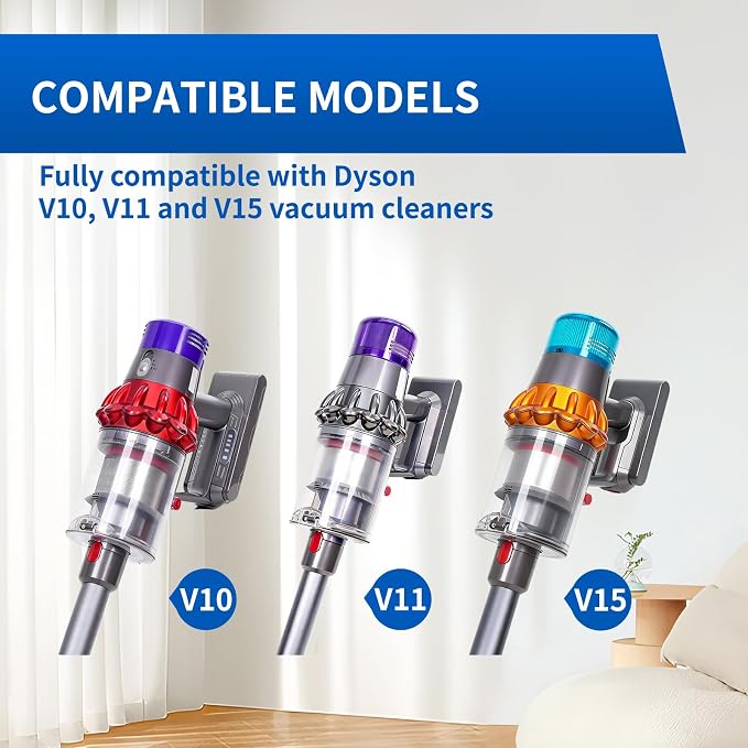 Upgraded High Torque Head Replacement Compatible with Dyson V10 V11 V15 Vacuum Cleaner, Replacement Vacuum Head with Anti-Tangle and Adjustable Suction Suitable for Hardwood Floor & Carpet and Rug