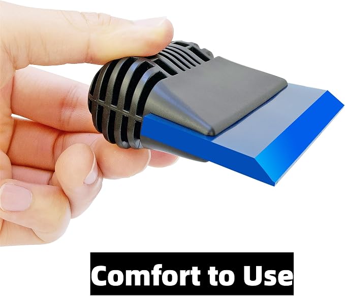Small Squeegee Set - 2.7 & 4.9inch in Widths - Efficient Water Wiper Rubber Blade Window Tint Squeegee, Perfect for Car Window, Mirror Cleaning, Window Film, or Glass Door, Tiles