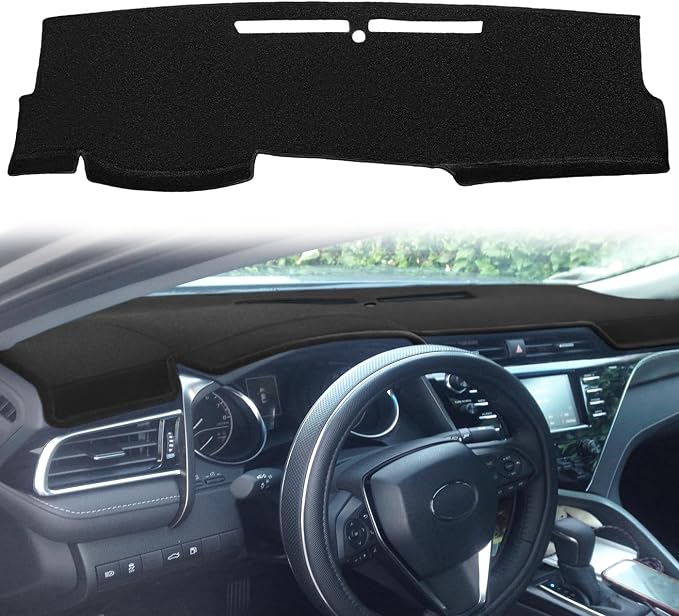 Yiz Dash Cover Mat Pad Fit for Toyota Camry | w/o Head Up Display, Dashboard Cover Pad Cap Carpet Protector