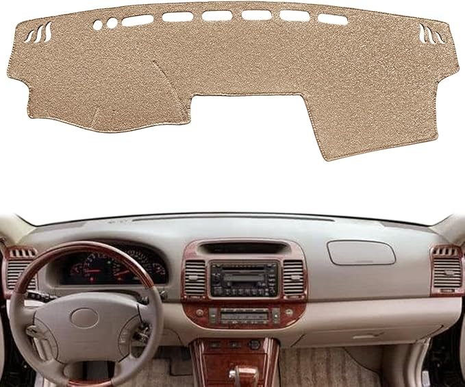 Yiz Dash Cover Mat Pad Fit for Toyota Camry | with Cutout for Sensors and Speakers, Dashboard Cover Pad Carpet