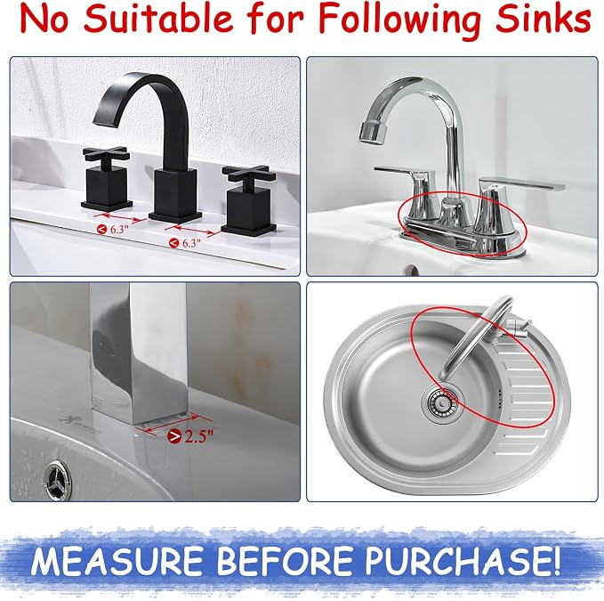 Amerner Kitchen Sink Splash Guard, Silicone Faucet Guard & Draining Mat, 10° Large Slope Sink Faucet Mat Splash Guard, Bathroom Sink Organizer, Kitchen Sink Accessories Gadgets, 14.2” x 5.1”, Gray