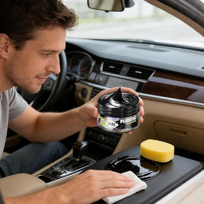 Interior Care Products - Detailing Polishing Protectant | 55ml Car Scratch Removal Repair Cream,for Trim Seat Panel Door Window Windshield Truck Vehicle Automotive