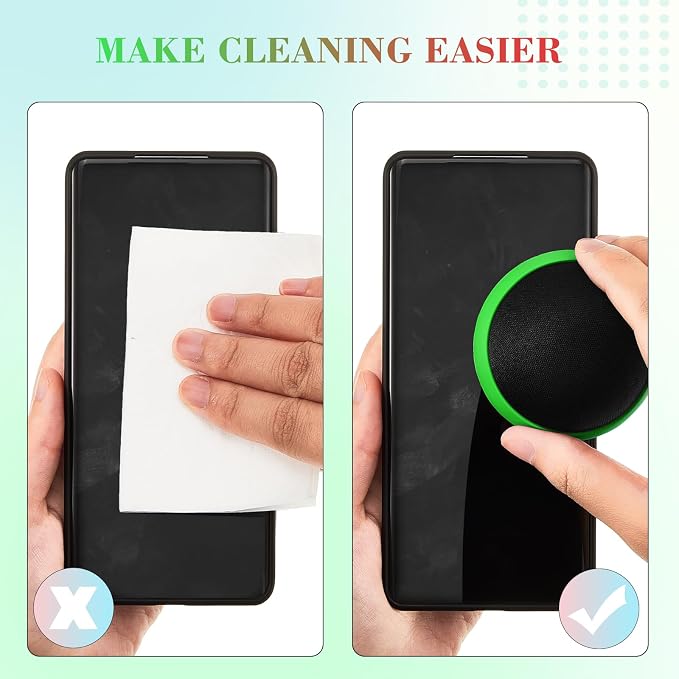 Suclain 4 Pack Screen Cleaner Balls Car Phone Screen Cleaning Cleaner Ball Microfiber Touch Cleaning Ball for Easter Computer Laptop Phone Monitor(Red, Blue, Yellow,Green)