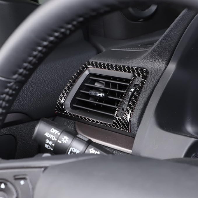 Center Console Side Air Vent Cover Sticker for Honda Pilot 2016-2022/ Ridgeline 2017-2023/ Passport 2019-2023, Dashboard Panel Side Air Vent Outlet Trim Cover Frame (Center Side Air Vent Frame)
