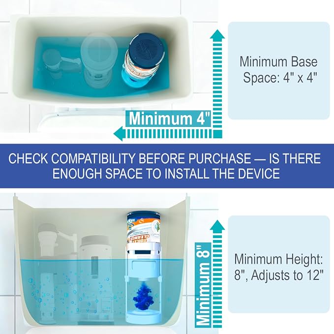 eHouse Refill bottle for Automatic Toilet Bowl Cleaner with antibacterial and cleaning properties, rich foam, and a pleasant Lemon fragrance (bottle only, no device included).