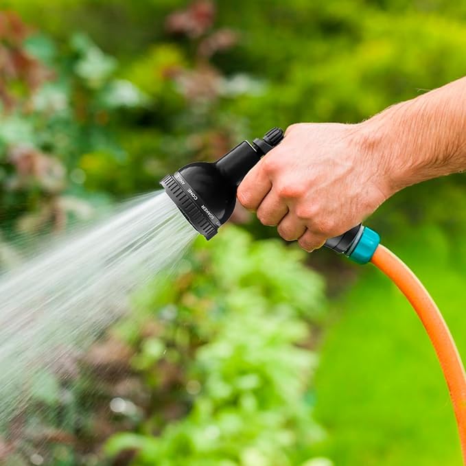 Besiter Garden Hose Nozzle Sprayer: 10 Watering Patterns Spray Nozzles Heavy Duty Hose Head Hose Attachment