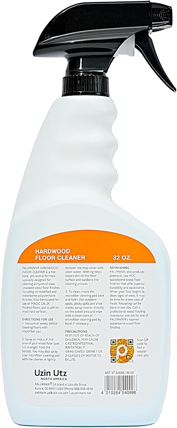 Pallmann Hardwood Floor Cleaner Spray 32oz