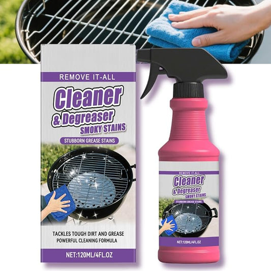 Heavy Duty Grill Grease Destroyer Spray, 2026 New Professional BBQ Cleaner, Multi-Purpose Grease Remover for Oven, Stove, Air Fryer & Outdoor Grill, Kitchen Degreaser for Home & Commercial (1 PCS)